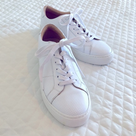 Greats Shoes - Greats Brooklyn White Leather Sneakers 8 Italy